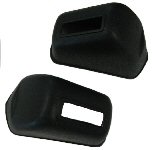 1969-72 A BODY DELUXE SEAT BELT RETRACTOR COVERS PAIR